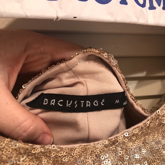 Backstage Gold Sequin Dress - Picture 4 of 4